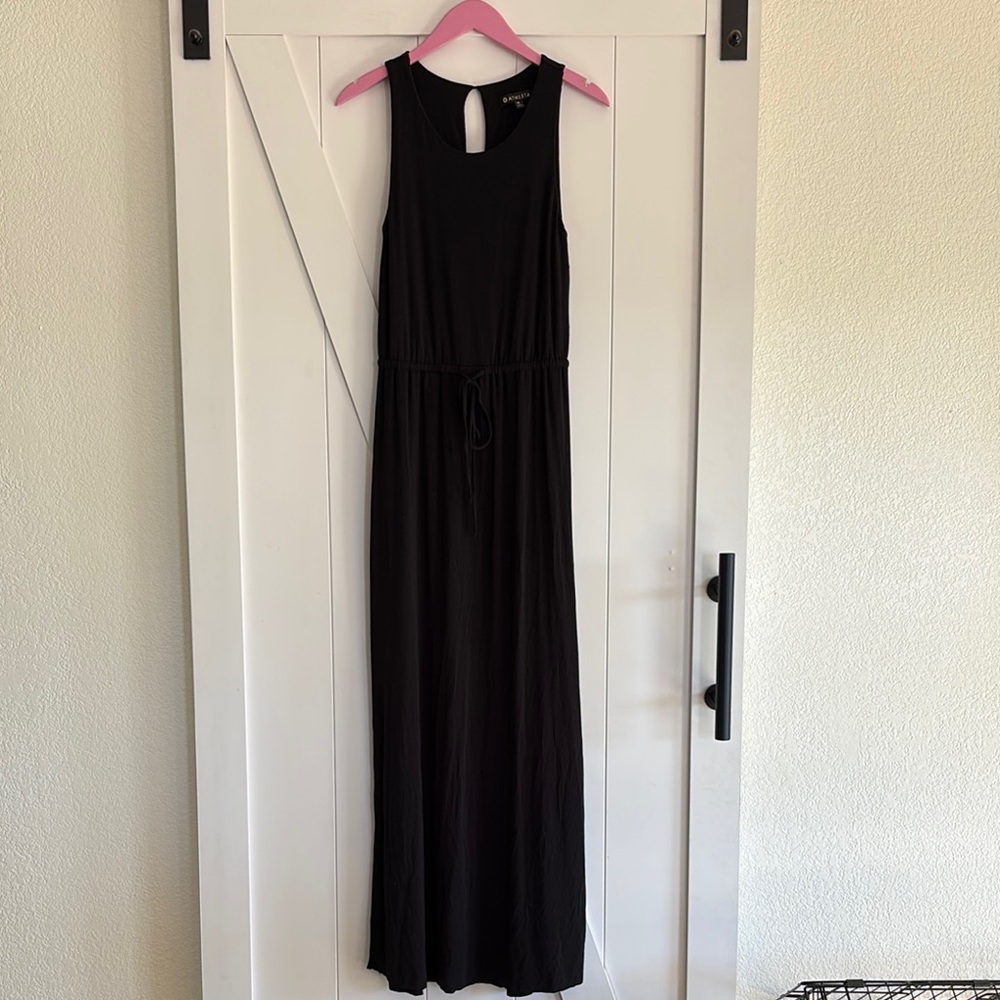 athleta black maxi dress | Dresses | Athleta Halter Sundress Racerback dress